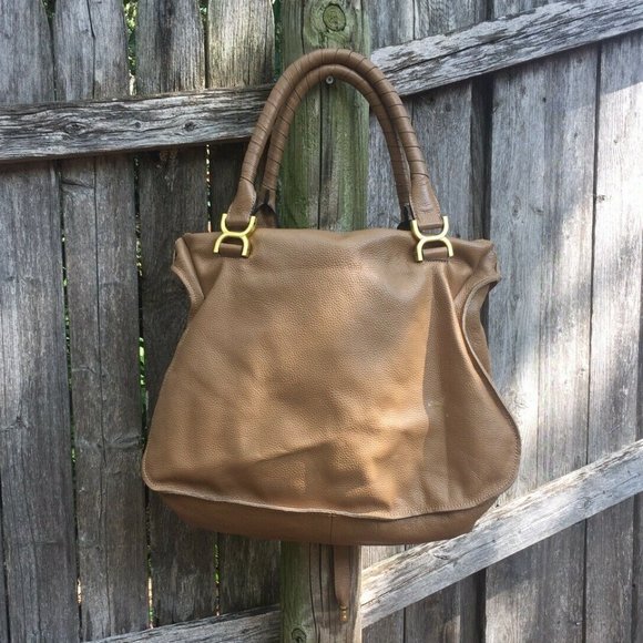 Chloe' Marcie Leather Satchel - Picture 2 of 12